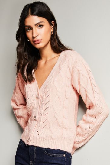 Lipsy pink cardigan hot sale