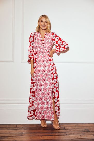 Little mistress floral maxi dress deals