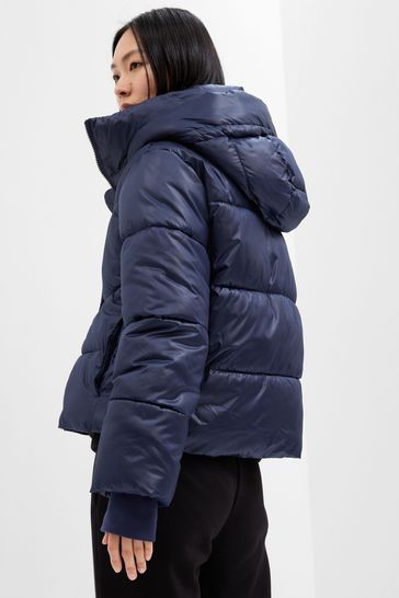Buy Gap Blue ColdControl Max Cropped Puffer Coat from Next Luxembourg