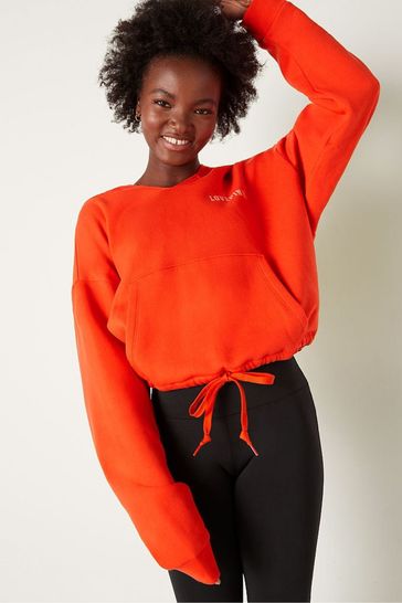 Buy Victoria's Secret PINK Fleece Cropped Cinched Campus Hoodie from Next  Luxembourg