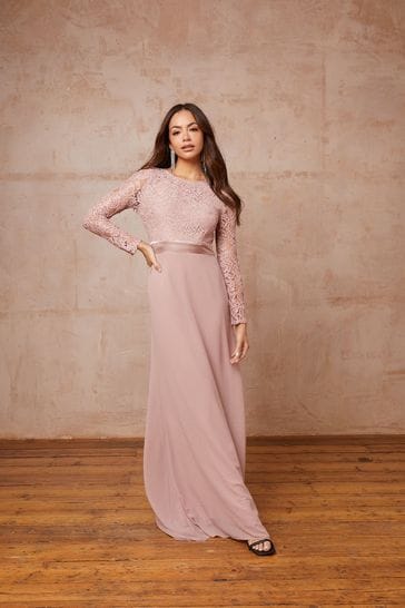 Dusky shop pink maxi