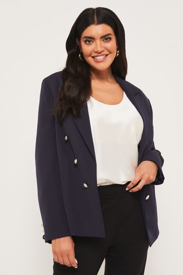 Lipsy military 2025 tailored button blazer