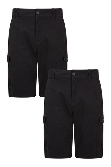 Mountain Warehouse Black Lakeside Mens Short-2 Pack