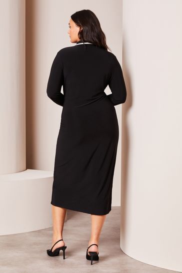 Long sleeve discount jersey dress