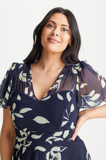 Scarlett and jo sales navy dress