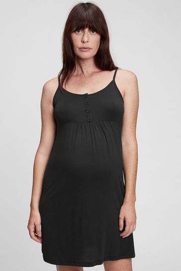 Buy Gap Black Maternity Modal Nightie from Next Luxembourg