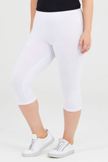 Buy Taking Shape White Curve Cotton Cropped Leggings from Next Germany