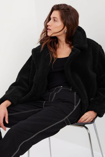 Moto on sale sherpa jacket