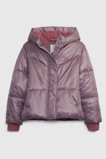 Gap Purple Puffer Jacket
