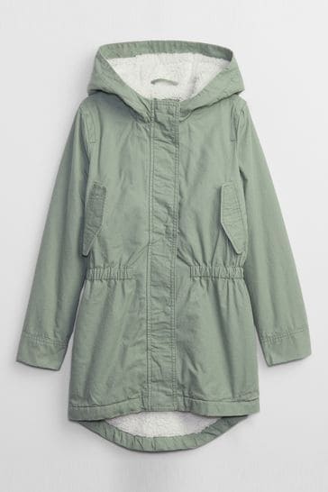 Buy Gap Green Utility Parka Coat from Next Ireland