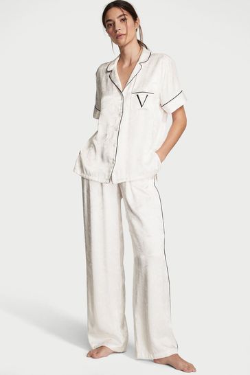 Victoria secret white sale pajamas