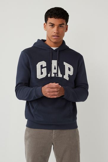 Gap Navy Blue Logo Hoodie