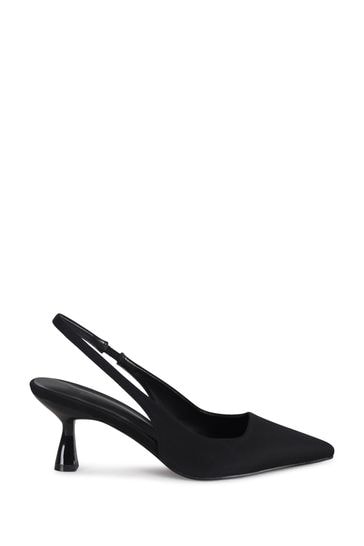 Black slingback stiletto heels outlet
