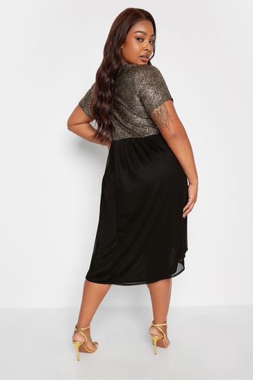 Black net shop skirt dress