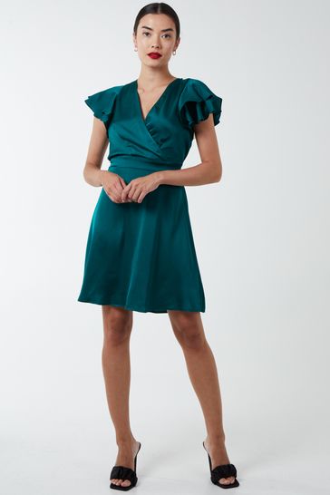 Blue vanilla online green dress