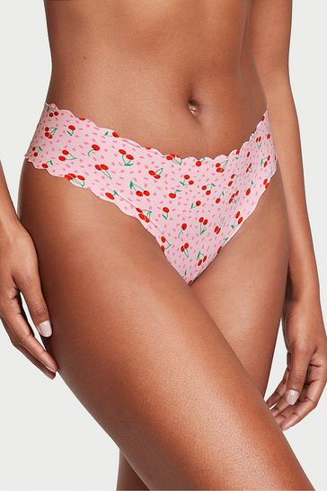 Buy Victoria's Secret Pretty Blossom Pink Cherry Confetti Scalloped Thong  Knickers from Next Luxembourg