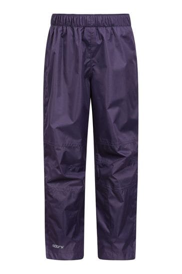 Mountain Warehouse Purple Spray Kids Waterproof Trousers