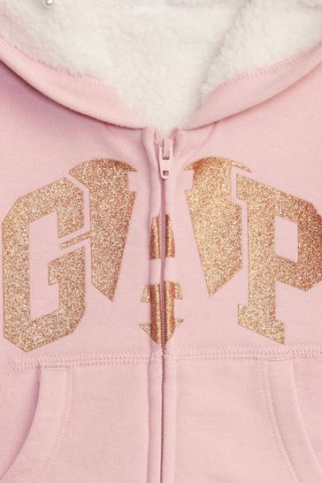 Pink glitter best sale hoodie