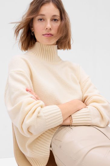 Mock neck sales jumper