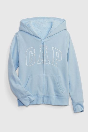 Buy Gap Metallic Logo Zip Up Hoodie from Next Ireland