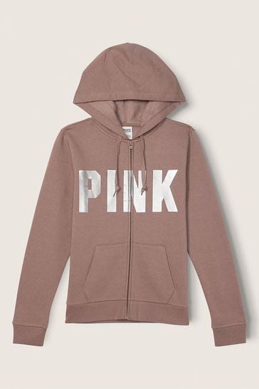 Victoria secret pink zipper hoodie online