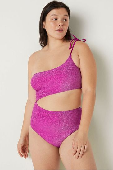 Magenta one piece swimsuit top
