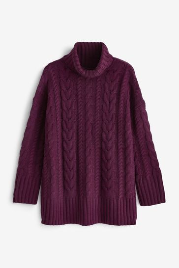 Banana Republic Maroon Breton Merino Cashmere Jumper