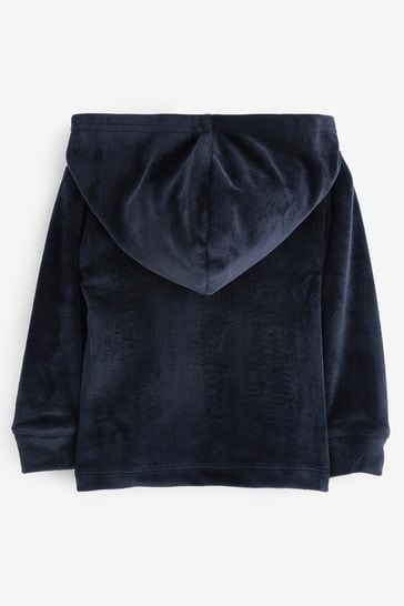 Buy Gap Navy Blue Velour Hoodie from Next Ireland
