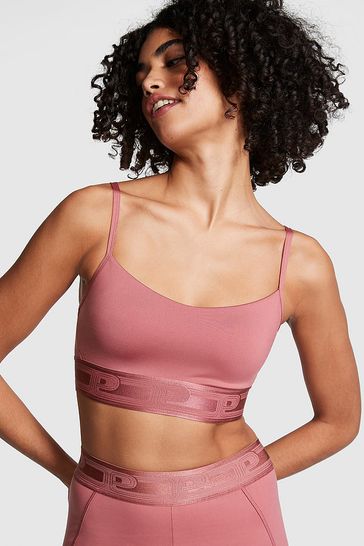 Victoria's Secret PINK Soft Begonia Pink Non Wired Lightly Lined Sports Bra