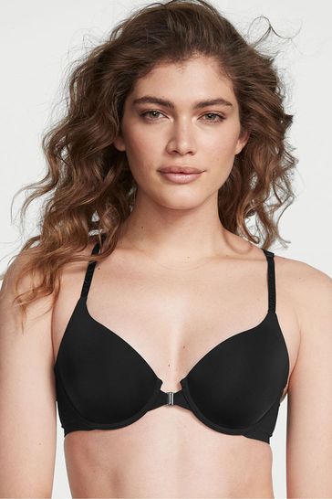 Buy Victoria's Secret Black Lightly Lined Full Cup Front Close Bra