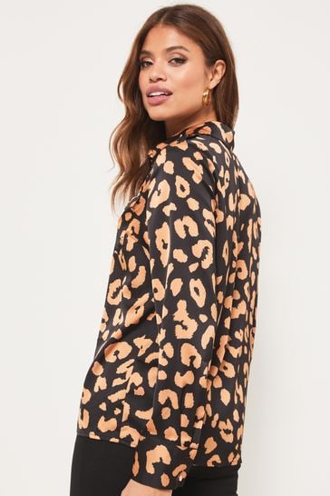 Lipsy leopard print jumper store