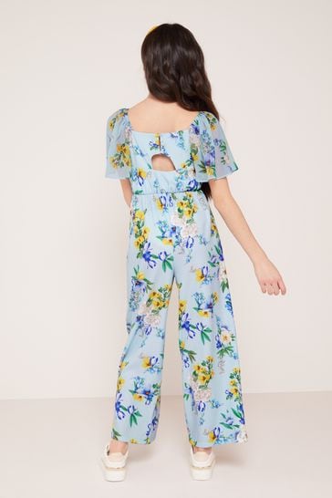 Lipsy floral wide leg jumpsuit discount