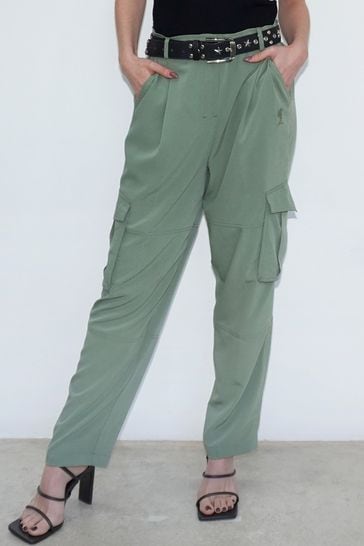 Religion Green Utility Style Ray Cargo Trouser
