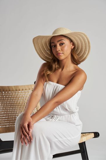 South beach straw best sale hat
