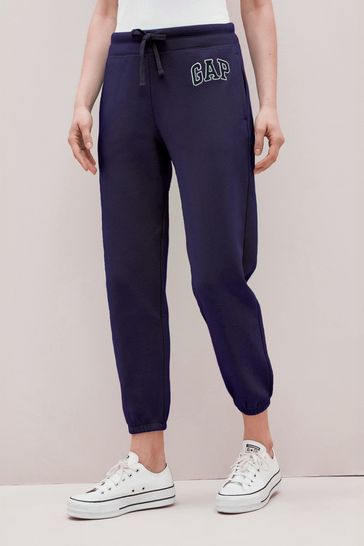 Gap Navy Blue Vintage Arch Logo Joggers