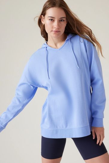 Buy Athleta Blue Sundown Hoodie Sweatshirt from Next Ireland