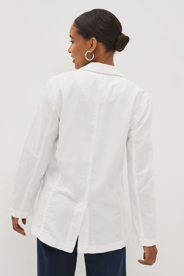 Gap cotton sale blazer