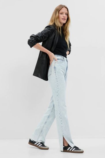 Loose outlet hem jeans
