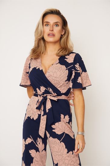 Girl in mind navy dress on sale