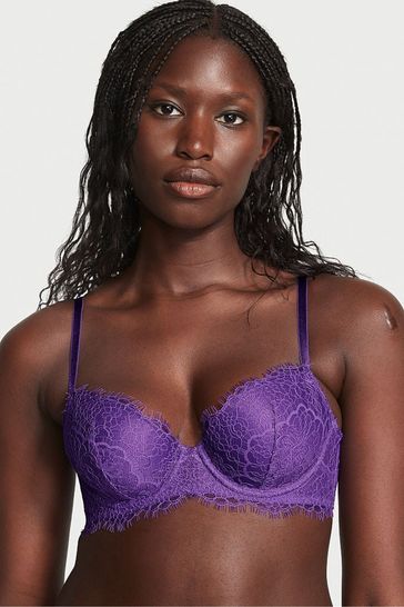 Buy Victoria's Secret Violetta Purple Lace Lightly Lined Full Cup