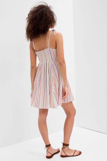 Buy Gap Multi V Neck Cami Mini Dress from Next Ireland