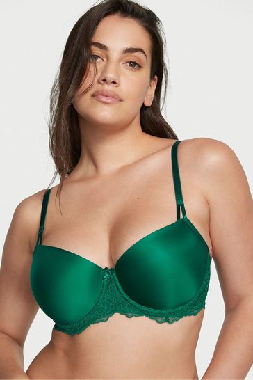 Buy Victoria's Secret Spruce Green Smooth Lightly Lined Demi Bra