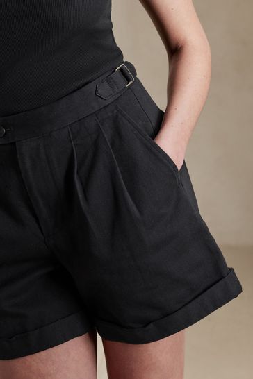 Banana republic black shorts clearance