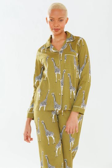 Cotton button up pyjamas store