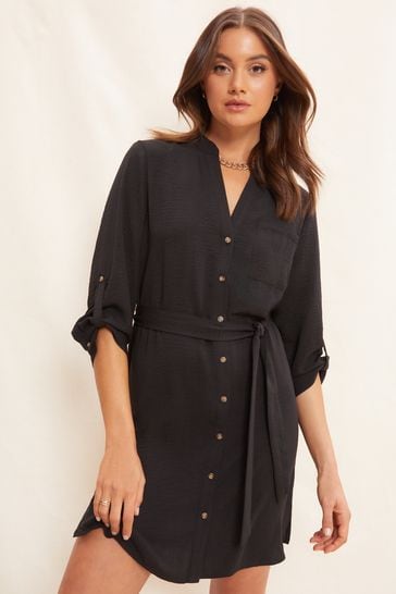 Buy Friends Like These Tie Belted Mini Shirt Dress Next