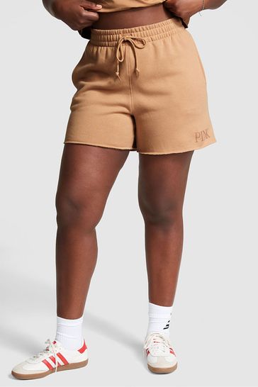 Buy Victoria s Secret PINK Golden Nude Everyday Fleece Sweat Short