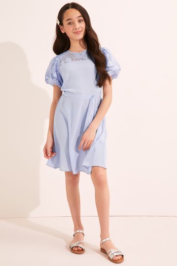 Lipsy blue lace dress shop