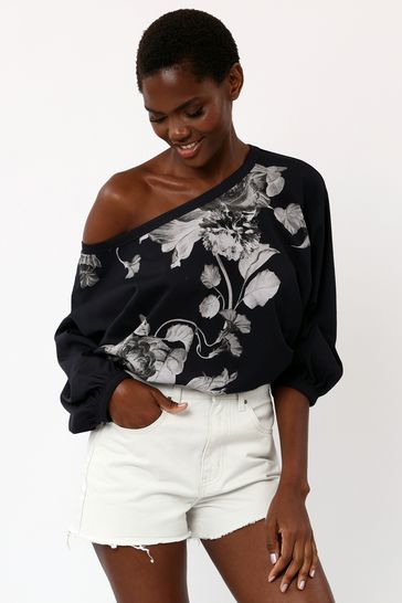 Off shoulder cheap tunic top