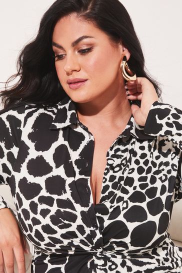 Lipsy animal shirt dress online
