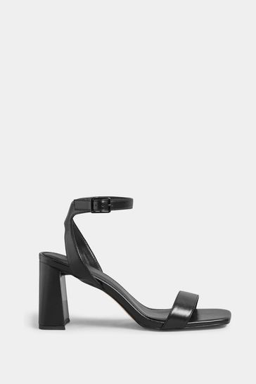 Black colour sandals on sale